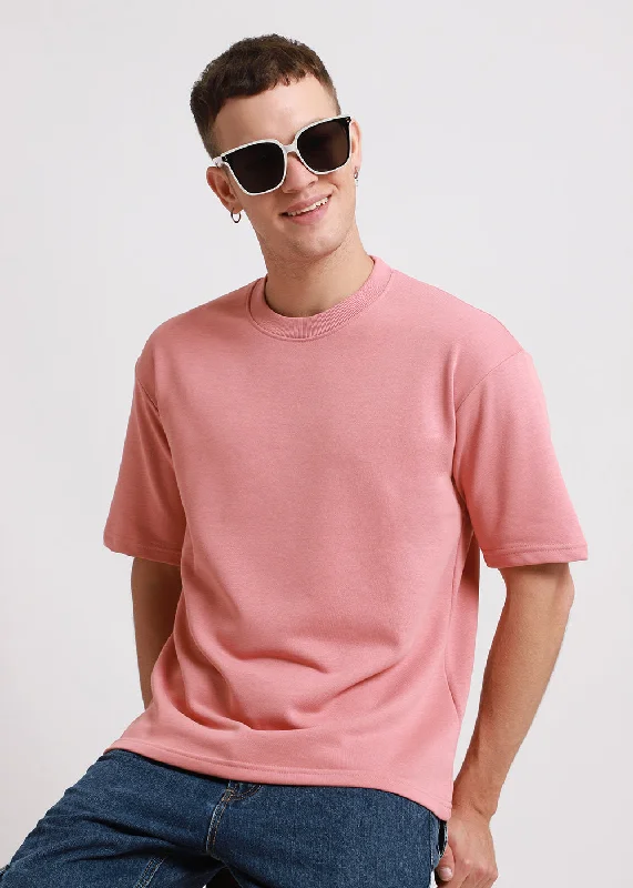 Brio Pink Oversized Basic T-shirt