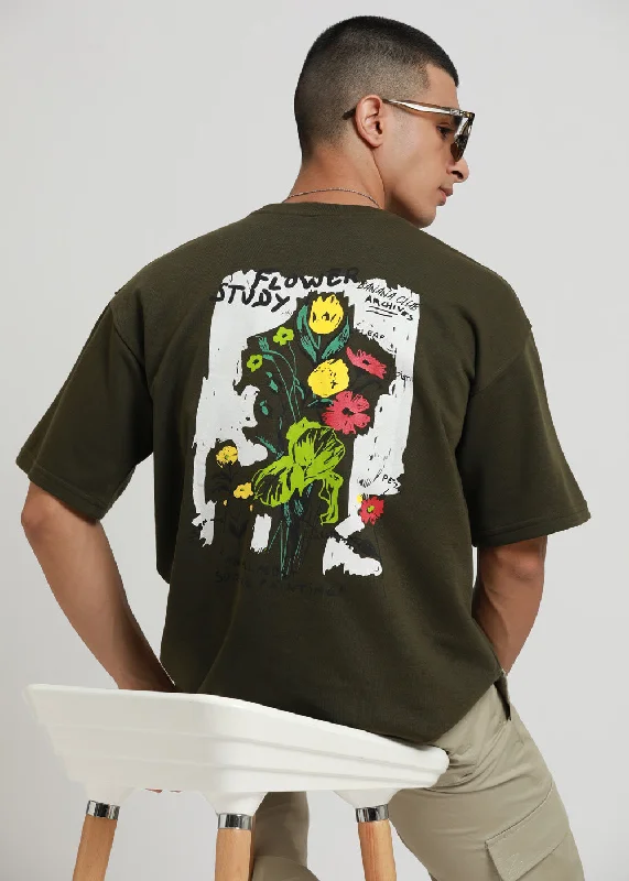 Forest Olive Oversized T-shirt