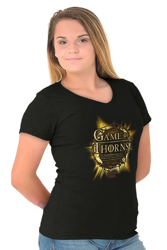 Game of Thorns Junior Fit V-Neck T-Shirt