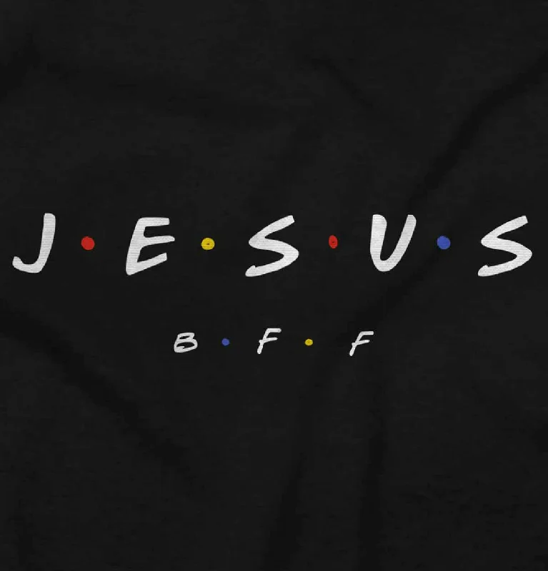 Jesus Christ BFF Junior Fit V-Neck T Shirt