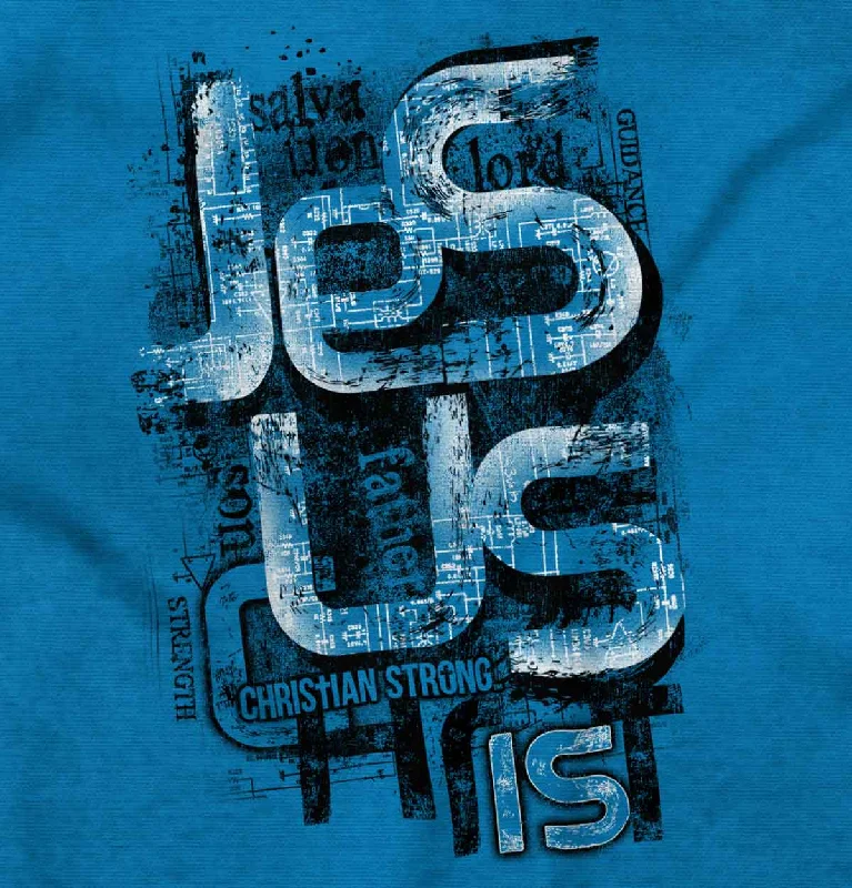 Jesus Christ Junior Fit V-Neck T-Shirt