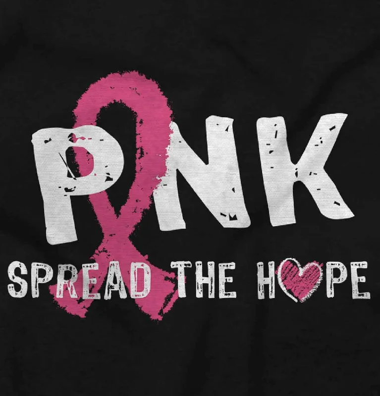 Breast Cancer Awareness Junior Fit V-Neck T Shirt