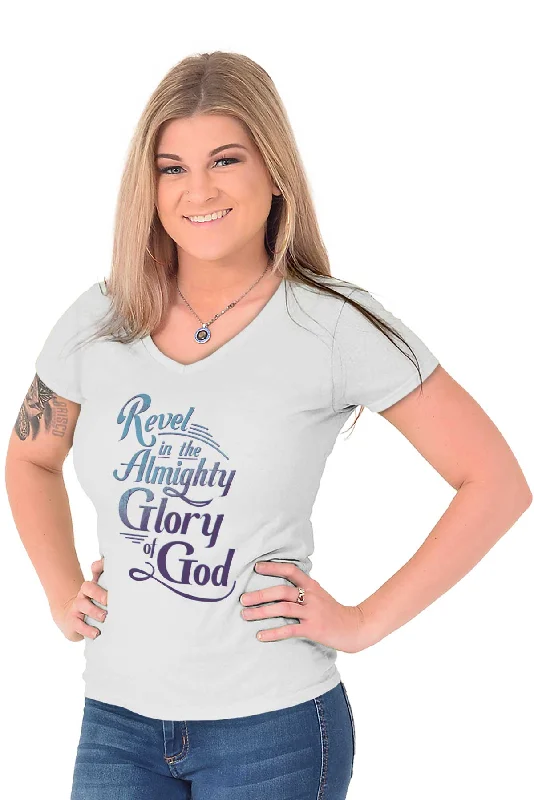 Revel in the Almighty Junior Fit V-Neck T-Shirt