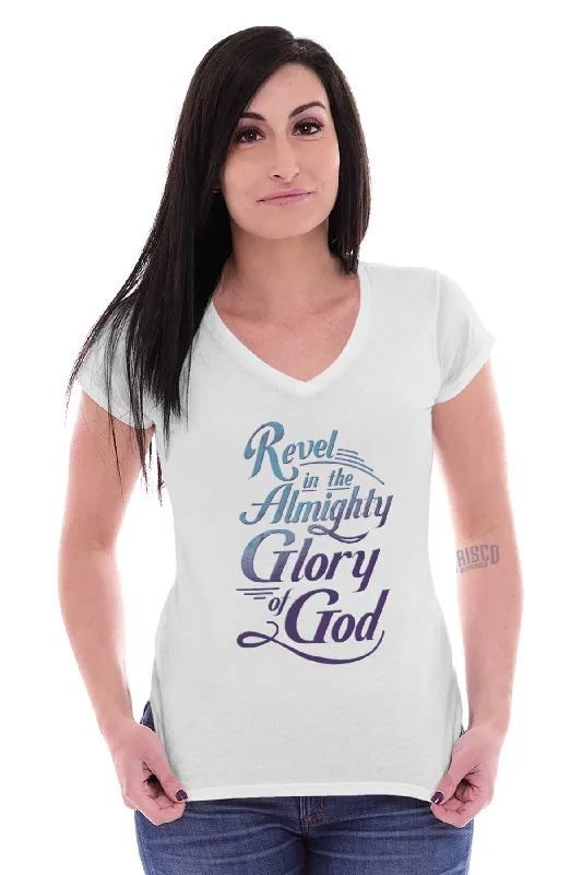 Revel in the Almighty Junior Fit V-Neck T-Shirt