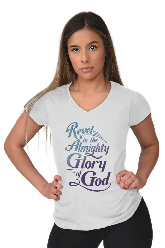 Revel in the Almighty Junior Fit V-Neck T-Shirt