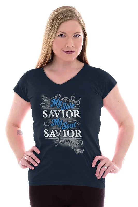 Soul Savior Junior Fit V-Neck T-Shirt