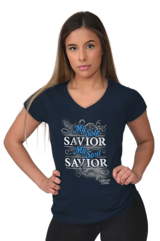 Soul Savior Junior Fit V-Neck T-Shirt