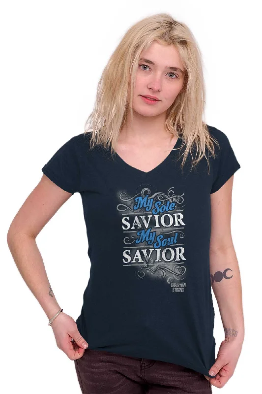 Soul Savior Junior Fit V-Neck T-Shirt