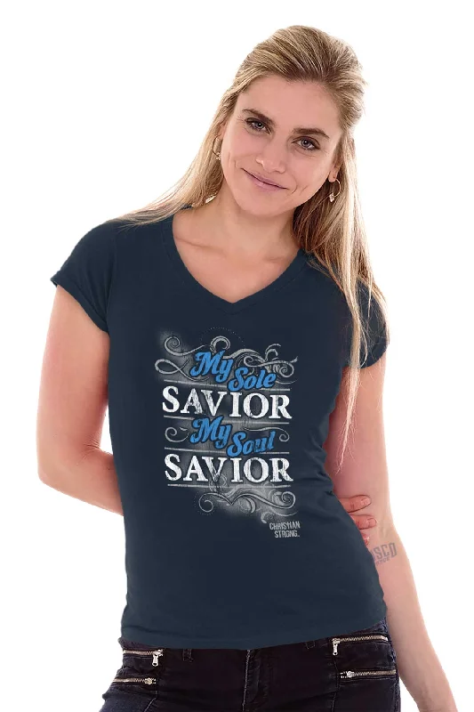 Soul Savior Junior Fit V-Neck T-Shirt