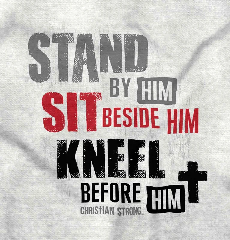 Stand Sit Kneel Ladies T Shirt