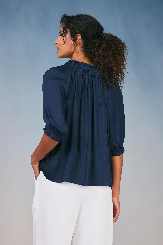 Angelica Pleated Blouse