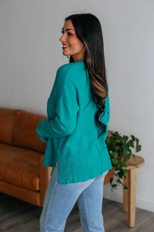 Alessa Sweater - Turquoise