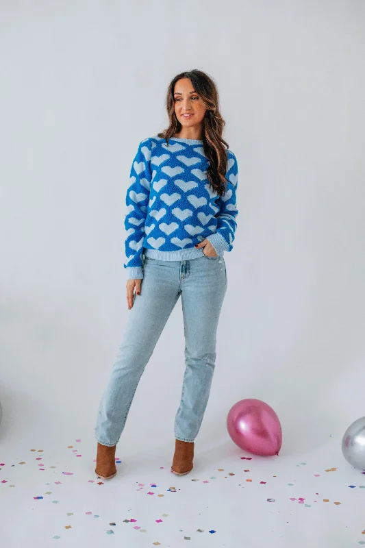 All Love Sweater - Cobalt