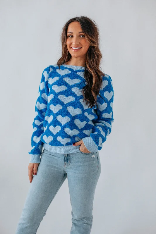 All Love Sweater - Cobalt