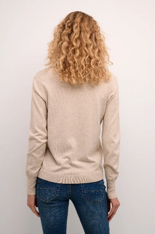 Cream Dela Knit Pullover