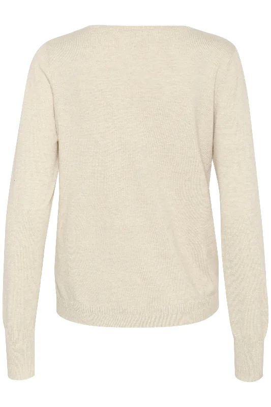 Cream Dela Knit Pullover