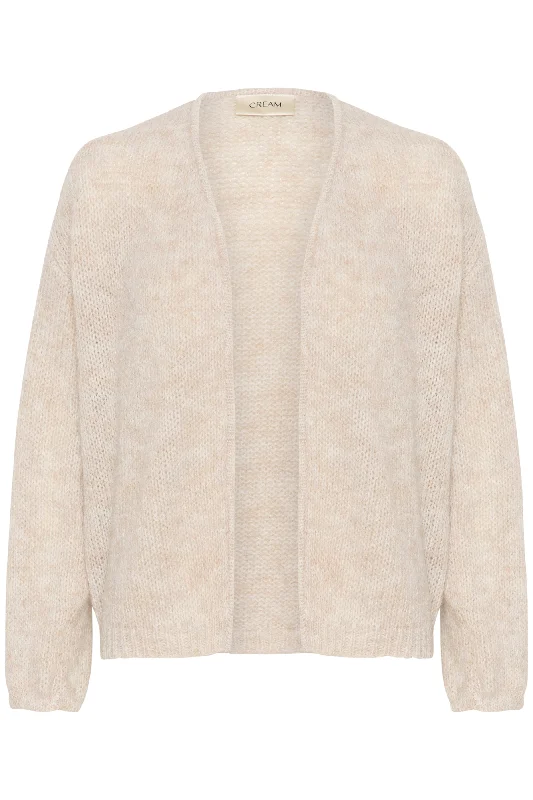 Cream Niso Knit Cardigan