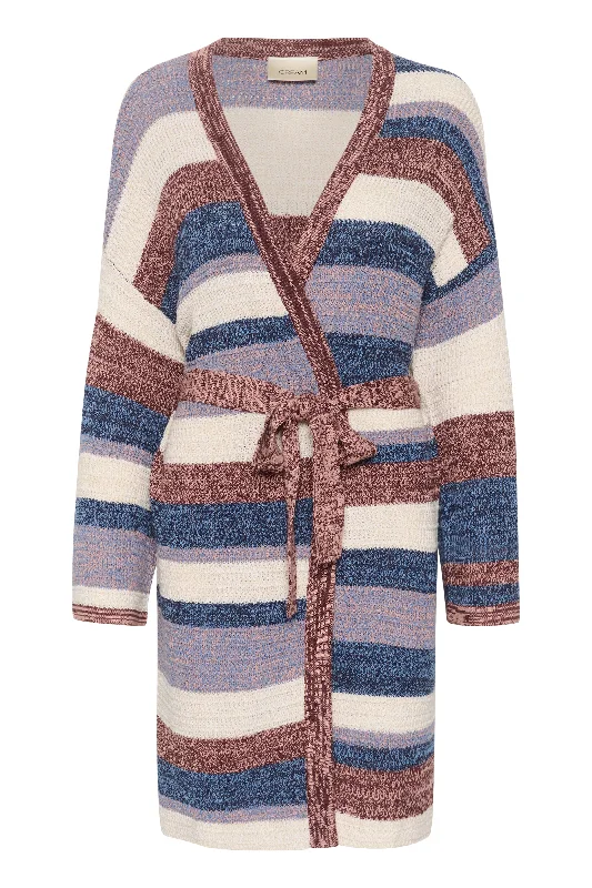 Cream Rubie Patchwork Cardigan