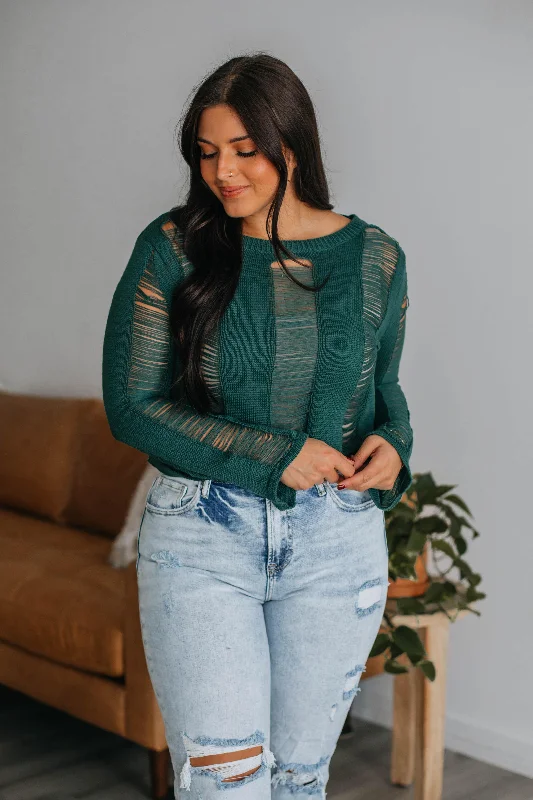 Cynthia Distressed Sweater