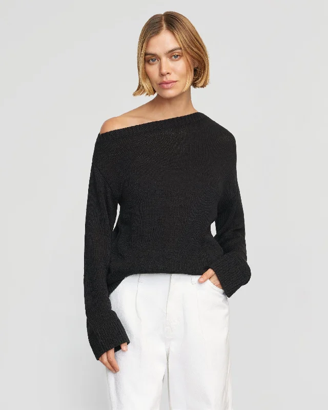 Issa Lightweight Off-Shoulder Sweater