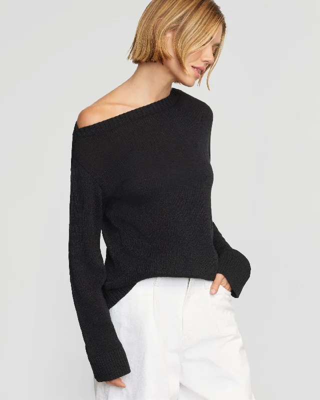 Issa Lightweight Off-Shoulder Sweater