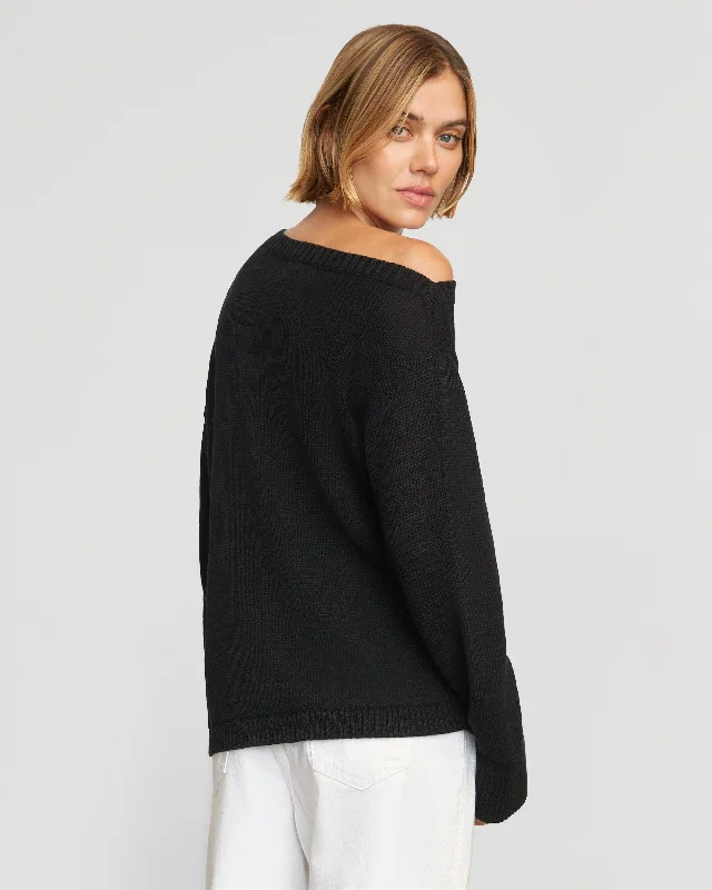 Issa Lightweight Off-Shoulder Sweater