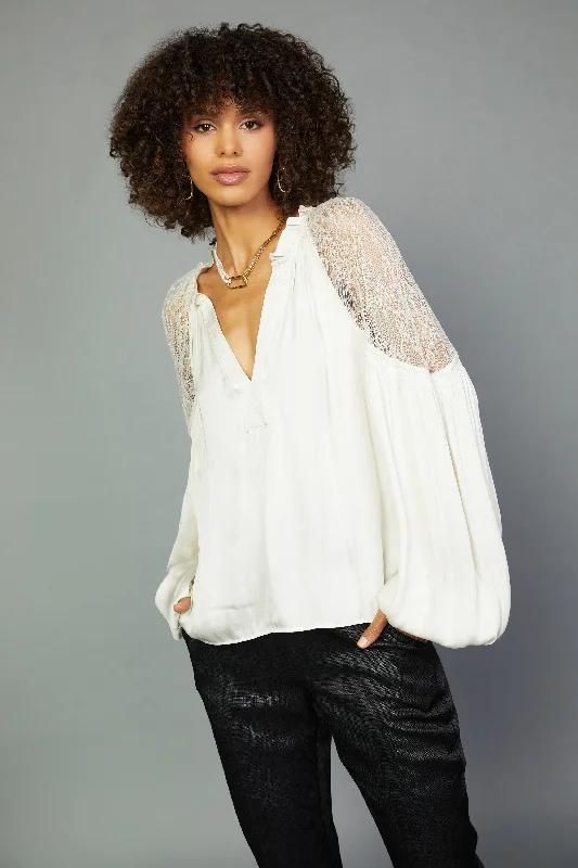 Peekaboo Lace Blouse