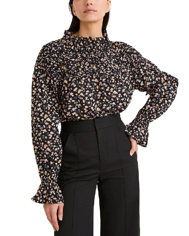 Merlette Majorelle Print Blouse