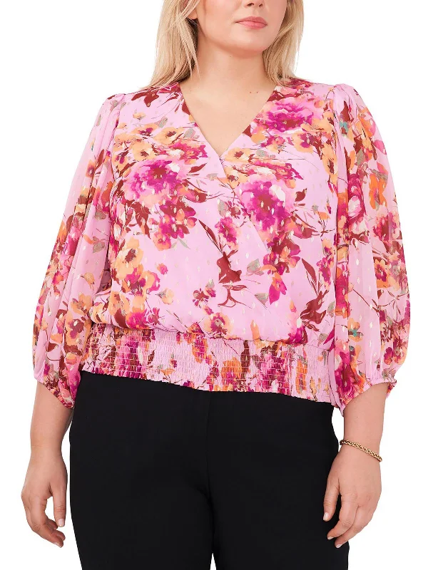 Plus Size 1X / pink/orange/purple