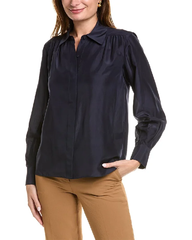 Rebecca Taylor Charm Silk Blouse