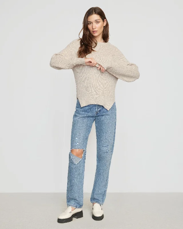 Roya Marled Boyfriend Sweater