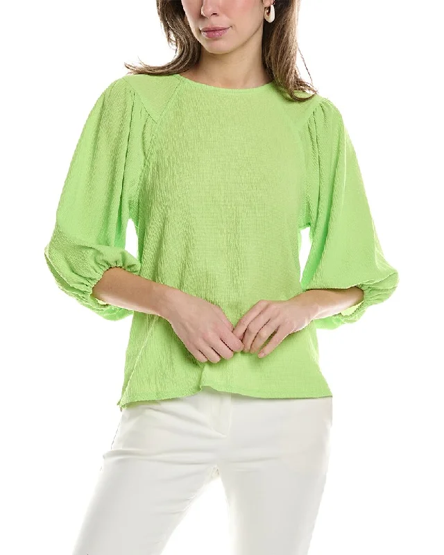 Vince Camuto Raglan Puff Sleeve Blouse