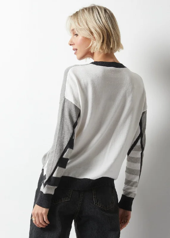 Zaket & Plover Mosaic Intarsia Sweater