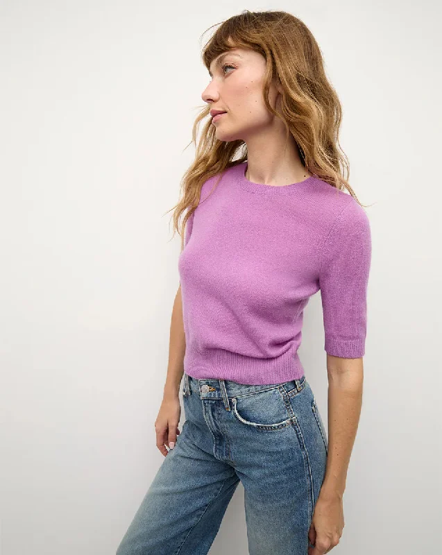 Shana Cashmere Sweater Orchid Dusk