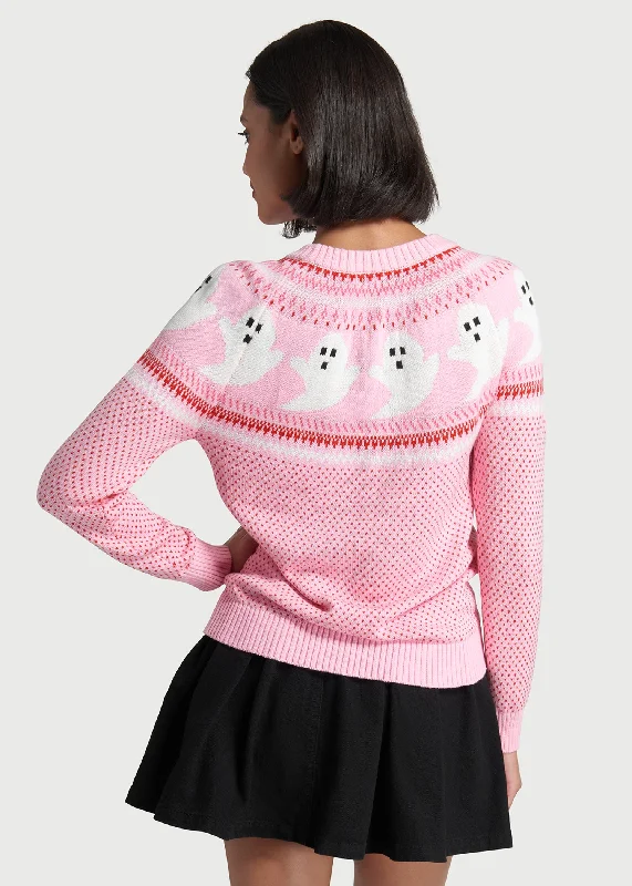 You've Been Ghosted Fair Isle Sweater