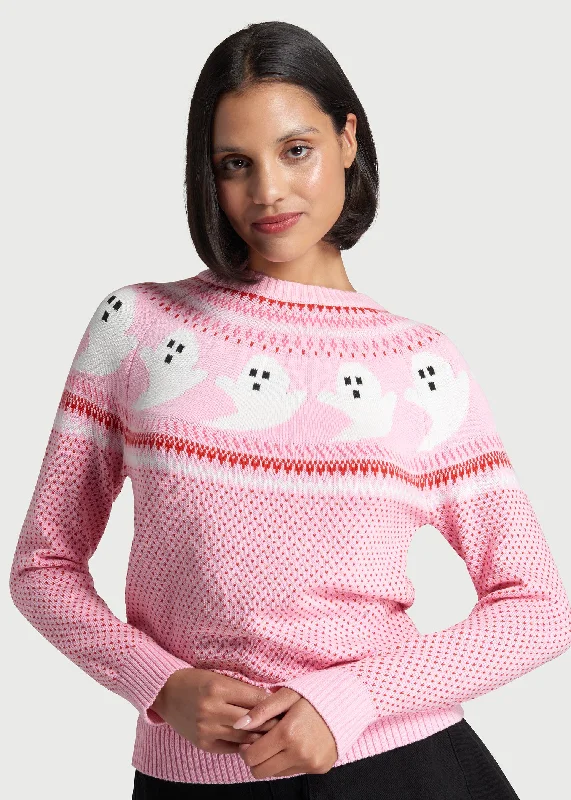 You've Been Ghosted Fair Isle Sweater