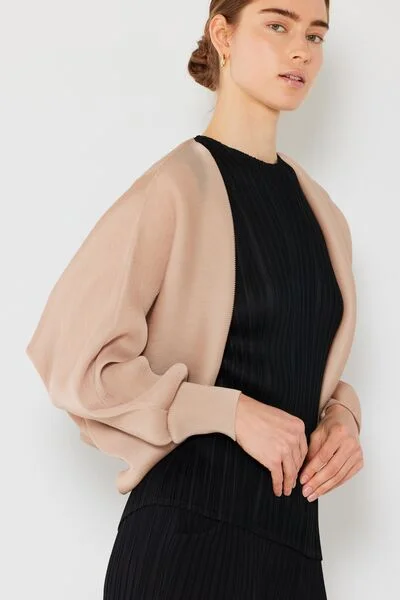 Puff Sleeve Bolero Cardigan