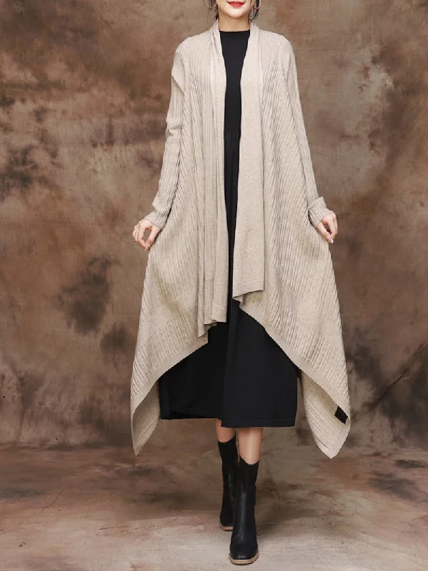 Classic Knitwear Women's Comfy Street Hipster Knitted cardigan Coat