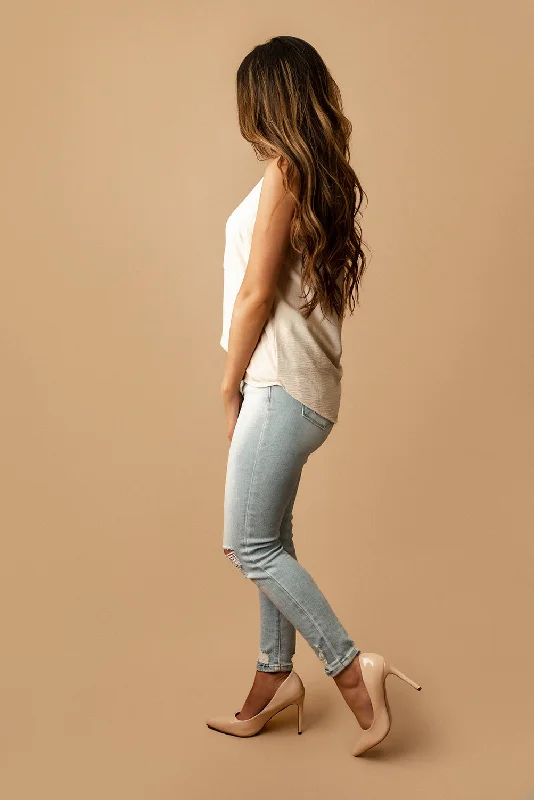 Brooklyn Sleeveless Top (Sand)