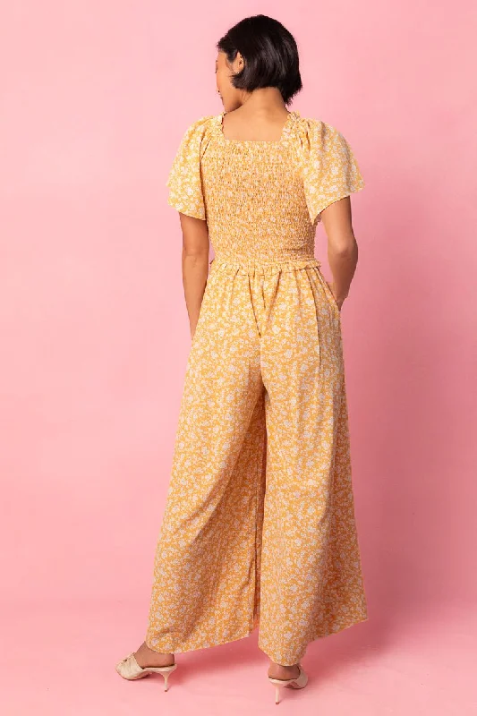 Indie Jumpsuit in Yellow - FINAL SALE