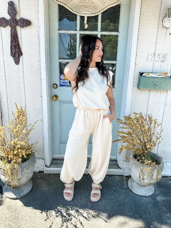 Knit Balloon Pant Jumpsuit