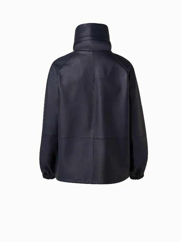 Lamb Nappa Leather Blouson Jacket