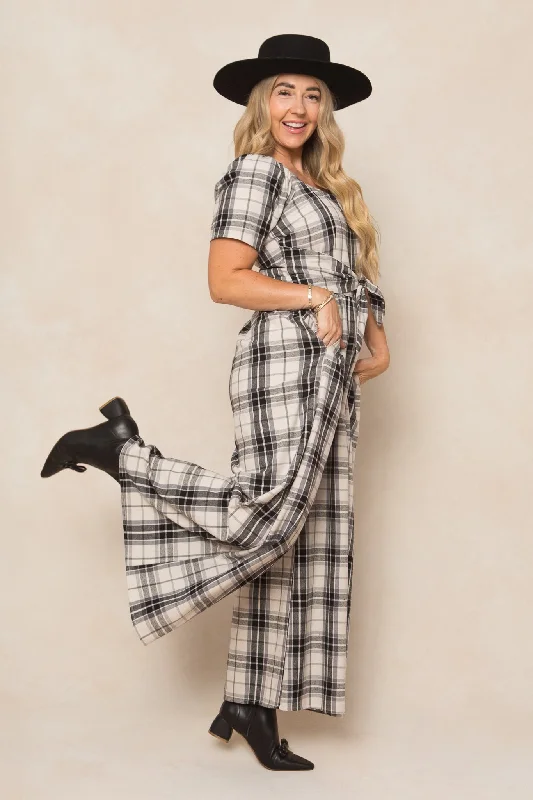 Laura Jumpsuit in Plaid