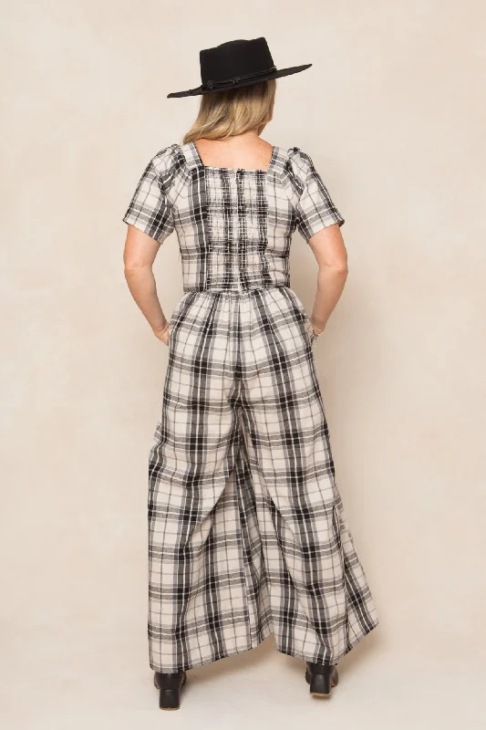 Laura Jumpsuit in Plaid