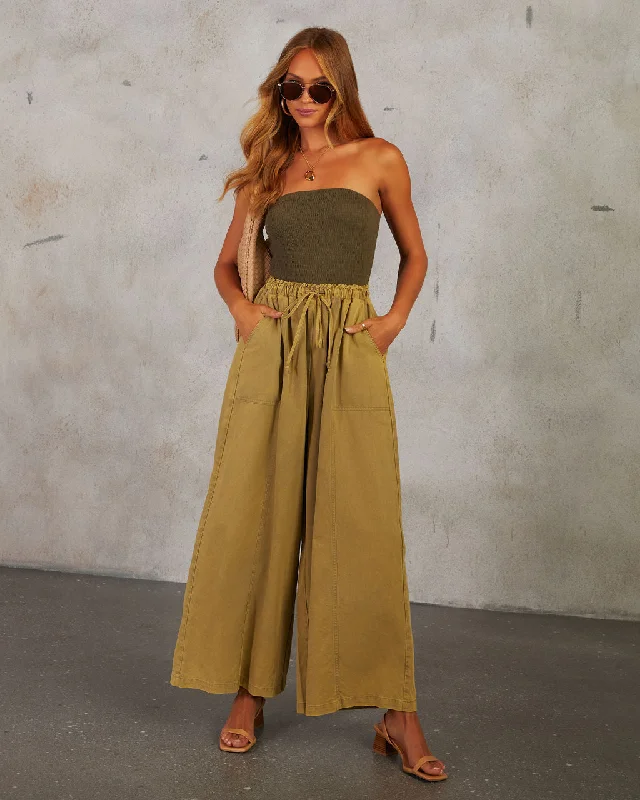 Never Better Strapless Jumpsuit