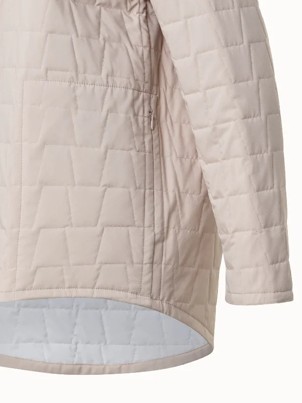 Reversible Quilted Trapezoid Jacket