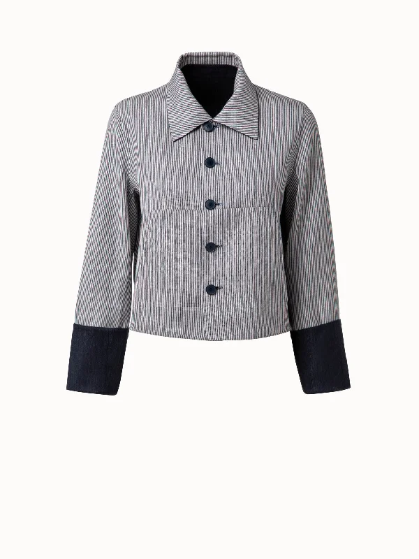 Reversible Wool Double-Face Jacket