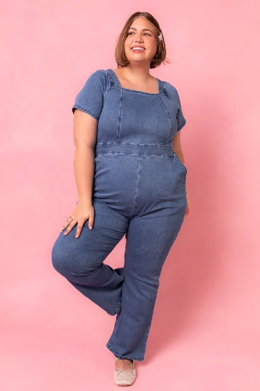 Ryan Denim Jumpsuit - FINAL SALE