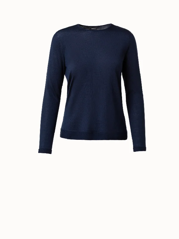 Seamless Pullover from Cashmere Silk