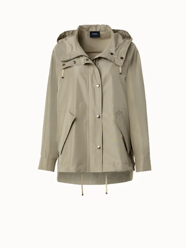 Waterproof Silk Parka